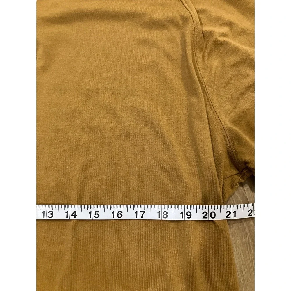 The North Face Mens Long Sleeve Henley FlashDry T Shirt Tan XXL